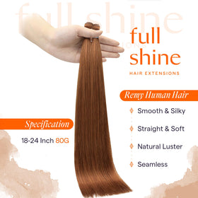 Full Shine Hand Tied Hair Extensions 22 Inch packaging