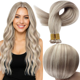Full Shine Hand Tied Weft Extensions 22 Inch front view