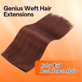 Full Shine Hand Tied Weft Hair Extensions 16 Inch packaging