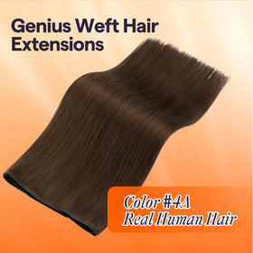 Full Shine Hand Tied Weft Hair Extensions 16 Inch packaging
