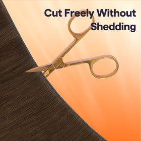 Full Shine Hand Tied Weft Hair Extensions 16 Inch styled hair