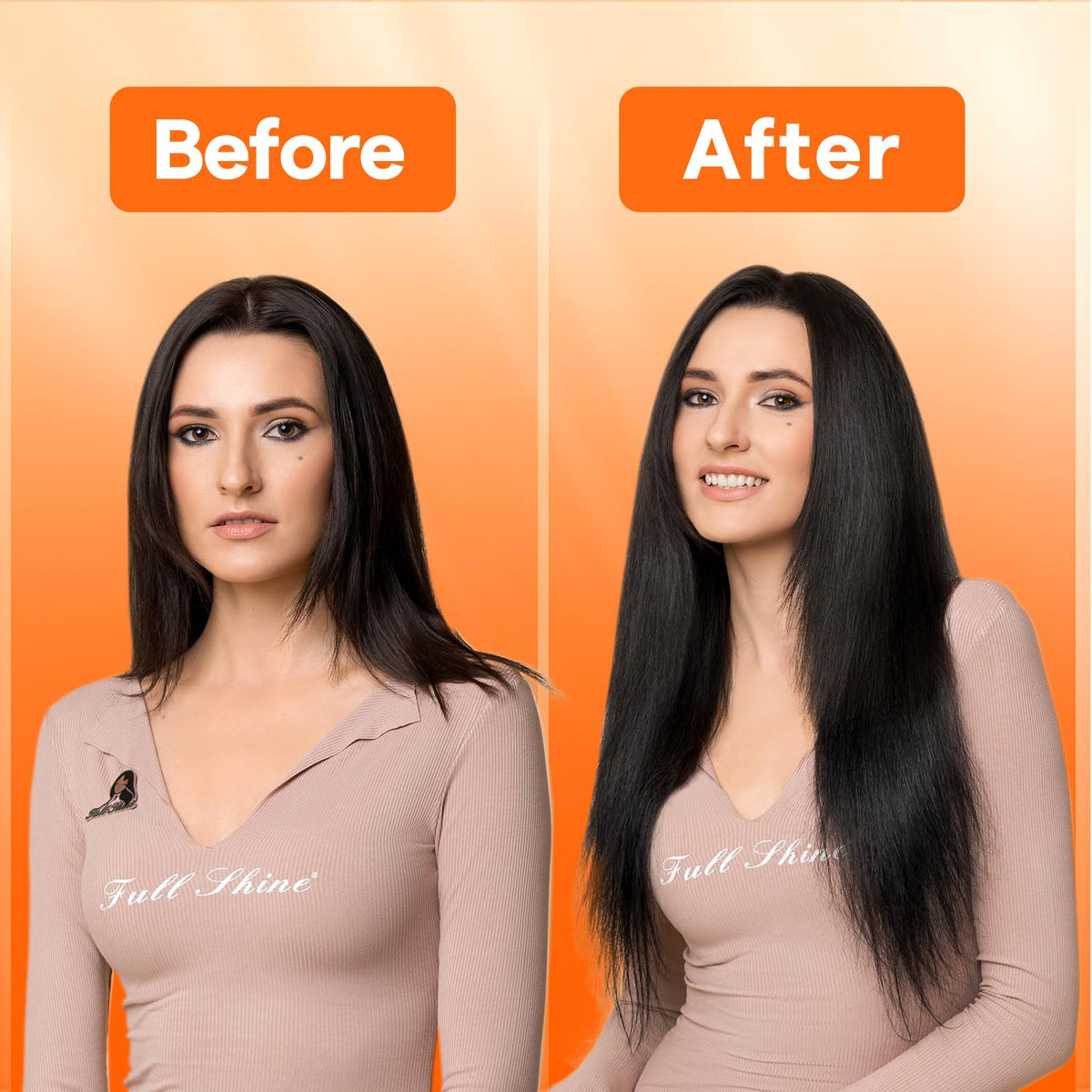 Full Shine Hand Tied Weft Hair Extensions 20 Inch 60g various shades