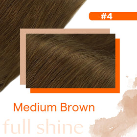 Full Shine Hand Tied Weft Hair Extensions 22 Inch side view