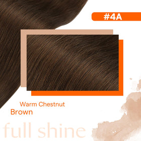 Full Shine Hand Tied Weft Hair Extensions 24 Inch lightweight structure