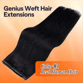 Full Shine Hand Tied Weft Hair Extensions packaging