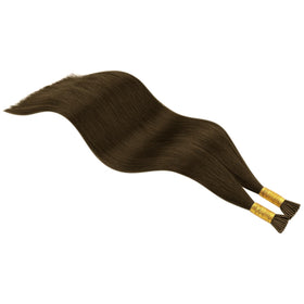 Full Shine I Tip Hair Extensions in packaging