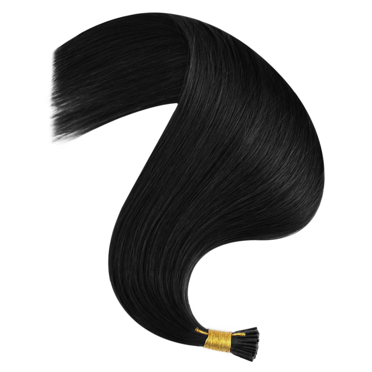 Full Shine I Tip Hair Extensions Mocha Brown packaging
