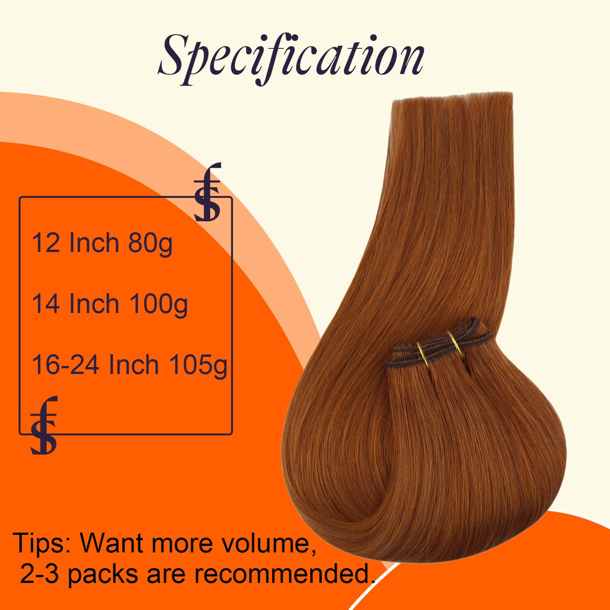 Full Shine Invisible Weft Hair Extensions in natural light