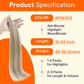 Full Shine Itip Hair Extensions in various shades