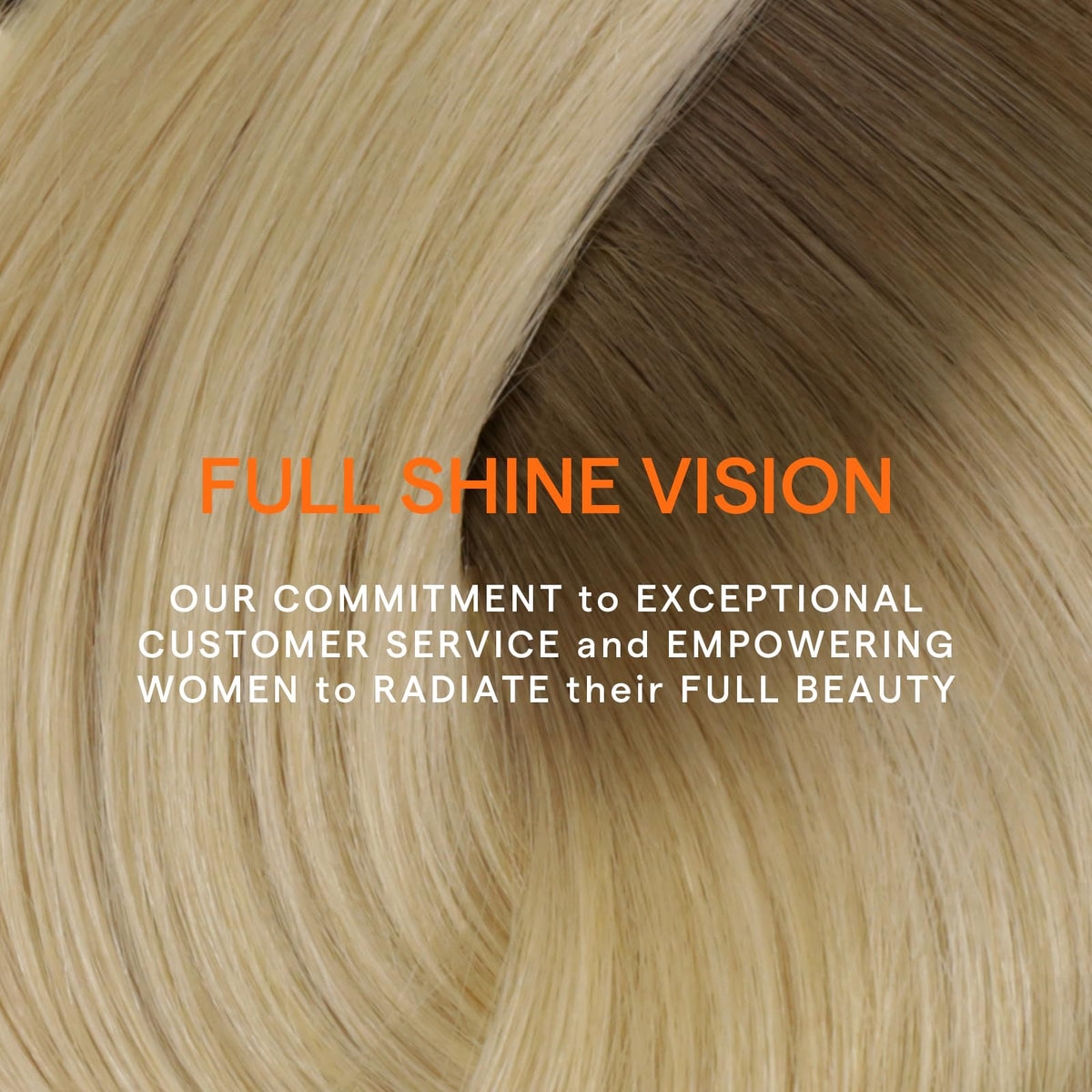 Full Shine Light Brown to Blonde Clip in Hair Extensions back view