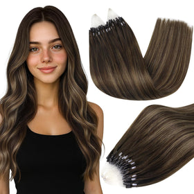 Full Shine Micro Loop Hair Extensions 20 Inch package front view