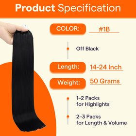 Full Shine Micro Loop Hair Extensions 20 Inch packaging