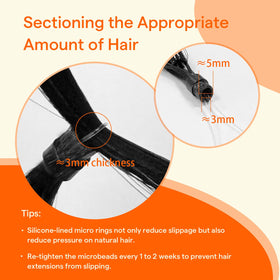 Full Shine Micro Loop Hair Extensions packaging