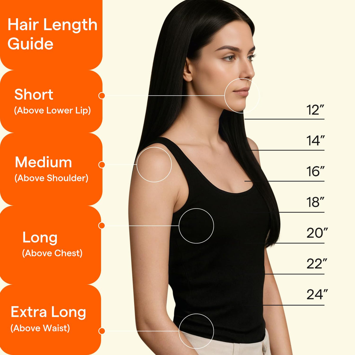 Full Shine Soft Black Clip-In Extensions installation process
