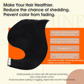 Full Shine Tape In Extensions packaging