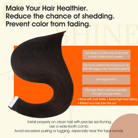 Full Shine Tape In Extensions packaging