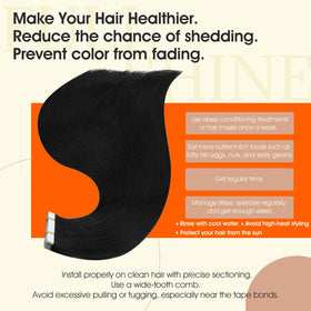 Full Shine tape in extensions packaging
