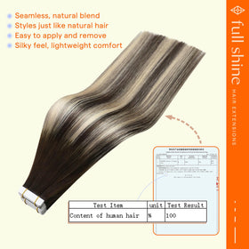 Full Shine Tape in Hair Extensions displayed in packaging