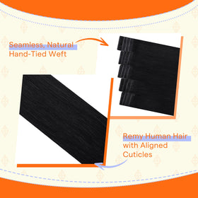 Full Shine Tape In Hair Extensions displayed in packaging