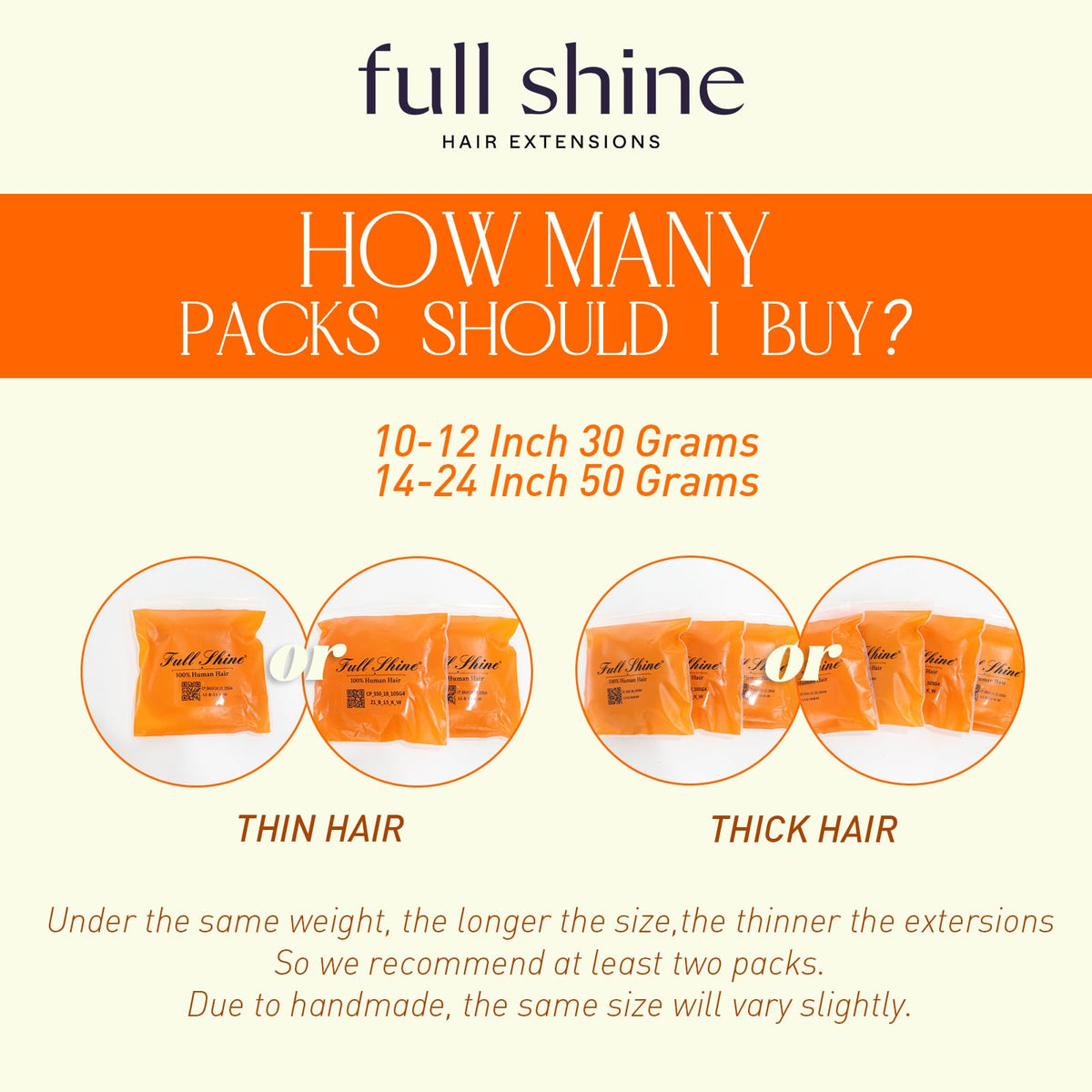 Full Shine Tape in Hair Extensions in different shades