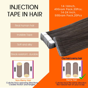 Full Shine Tape in Hair Extensions packaging