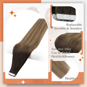Full Shine Tape In Hair Extensions packaging