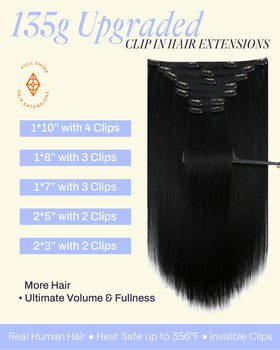 Full Shine Thick Clip-Ins in packaging