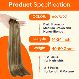 Full Shine U Tip Hair Extensions displayed on a flat surface