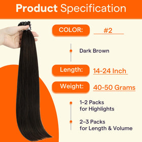 Full Shine U Tip Hair Extensions styled with curls
