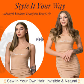 Full Shine Weft Hair Extensions 12 Inch 80g colour options