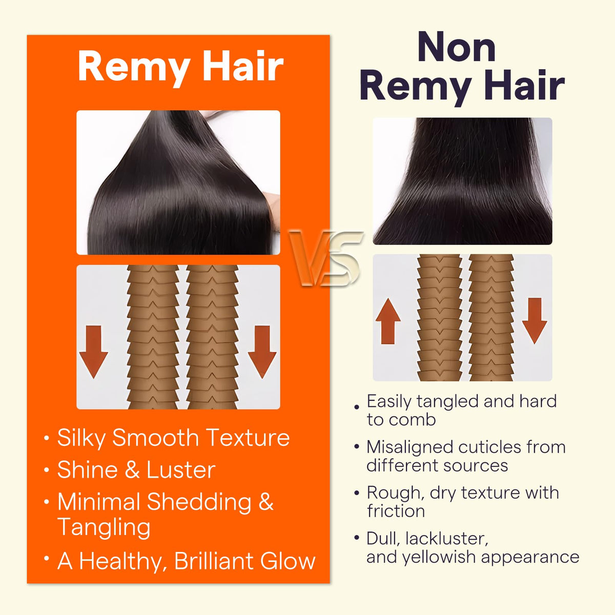 Full Shine Weft Hair Extensions 18 Inch in a hair salon setting