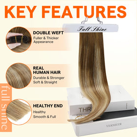 Full Shine Weft Hair Extensions 20 Inch packaging details