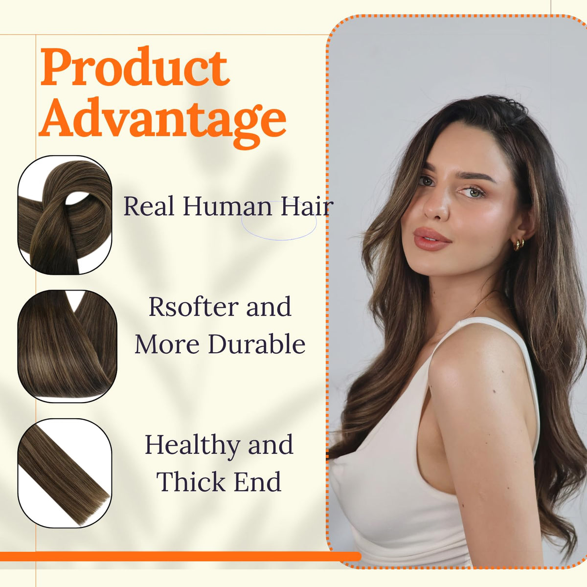 Full Shine Weft Hair Extensions 24 Inch in packaging