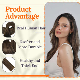 Full Shine Weft Hair Extensions 24 Inch in packaging