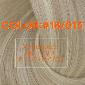 Full Shine Weft Hair Extensions Ash Blonde packaging