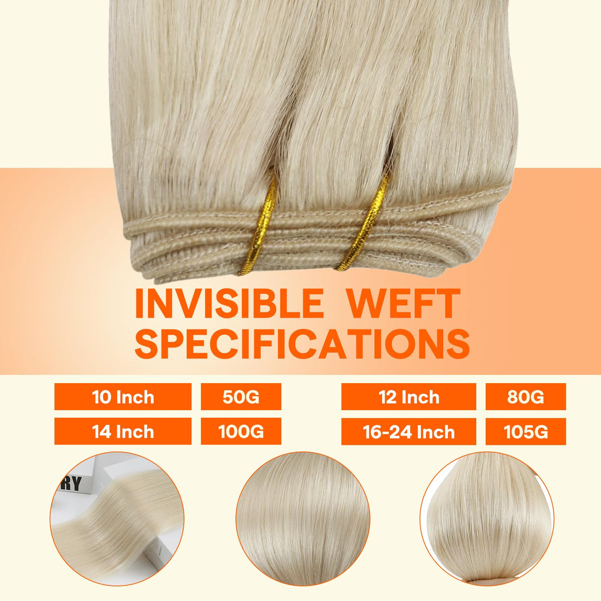 Full Shine Weft Hair Extensions displayed in packaging