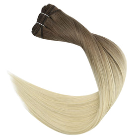 Full Shine Weft Hair Extensions displayed on a mannequin