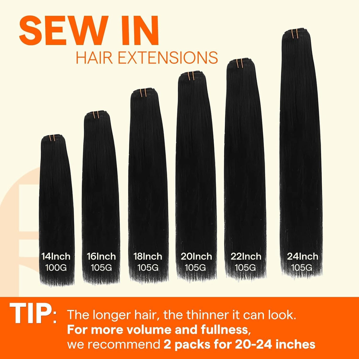 Full Shine Weft Hair Extensions displayed with color options
