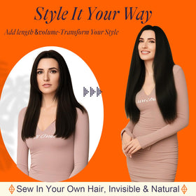 Full Shine Weft Hair Extensions in different colours