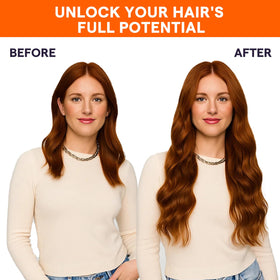 Full Shine Weft Hair Extensions on a mannequin
