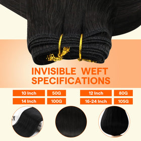 Full Shine Weft Hair Extensions packaging