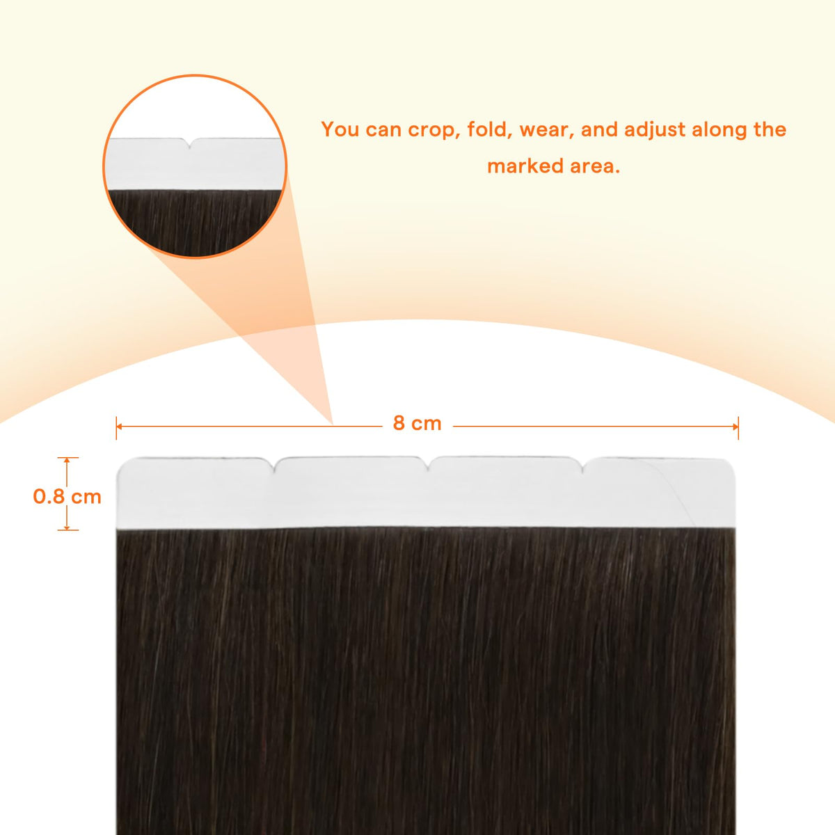 Full Shine Wide Tape Hair Extensions packaging