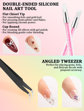 Full view of YOOVR 28-In-1 Nail Art Tools packaging
