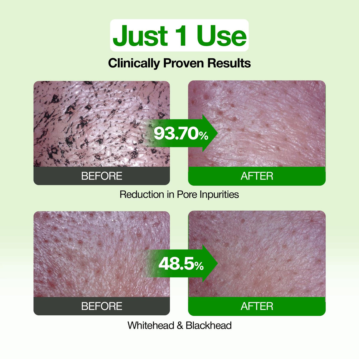 FULLY Green Tomato Pore Clay Mask Cleanser application on skin