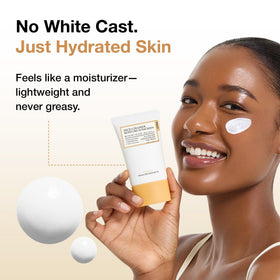 FULLY Rice Ceramide Moisture Sunscreen SPF 50 texture close-up
