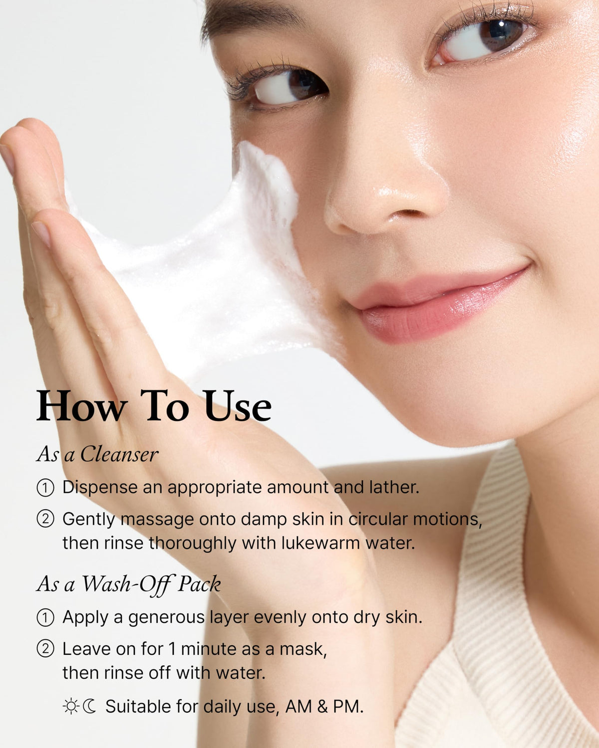 FULLY Rice Dough Mask Cleanser with fresh ingredients like rice