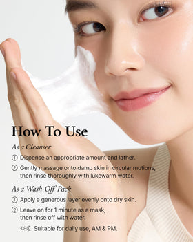 FULLY Rice Dough Mask Cleanser with fresh ingredients like rice