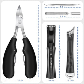 FUMAX toenail clippers set beautifully packaged