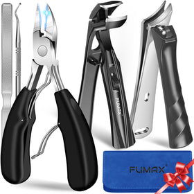 FUMAX Toenail Clippers Set with large clippers and accessories