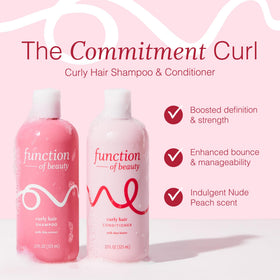 Function of Beauty Curly Hair Conditioner front view, 22 oz